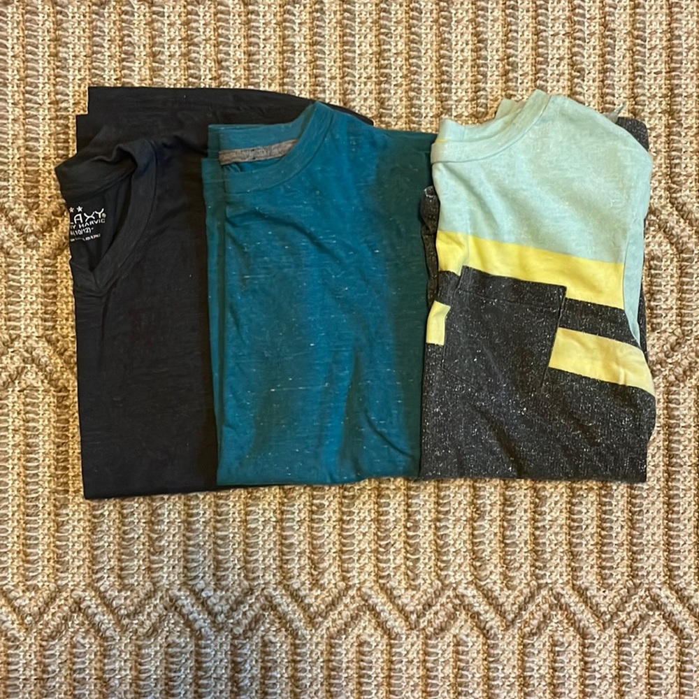 Lot of 3 boys size 10/12 shirts